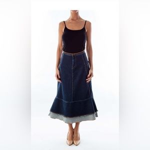 Marithe Francois Girbaud Denim Skirt
